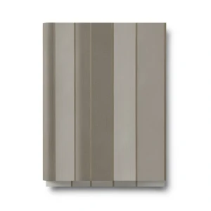 Italian Wallpaper Dark Beige Color Striped Design, Size 10mx0.73m, Model 275009