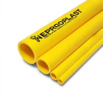 HDPE Pipes PE 100 Pressure 12.5 Bar 160 mm Diameter 11.8 mm Thickness Yellow | NEPROPLAST