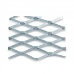 Galvanised Steel Expanded Metal Mesh  Bahri Thickness 1.4 mm Width 2.44  meter Length 2 meter | Bait Al Tatawor Company