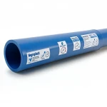 مواسير HDPE نيبروبلاست PE 100 ضغط 4 بار قطر خارجي 200 مم سمك 4.9 مم لون ازرق   