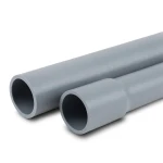 مواسير UPVC لانظمة الصرف الصحي ضغط 2 بار قطر خارجي 250 مم سمك 2 مم لون رمادي