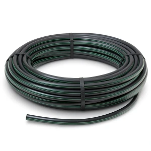 لفة أنابيب HDPE ضغط 4 بار PE 80، قطر خارجي 63 مم، سمك 1.8 مم، لون أسود