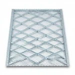 Galvanised Steel Expanded Metal Mesh  Bahri Thickness 1.5 mm Width 2.44  meter Length 3 meter | Bait Al Tatawor Company