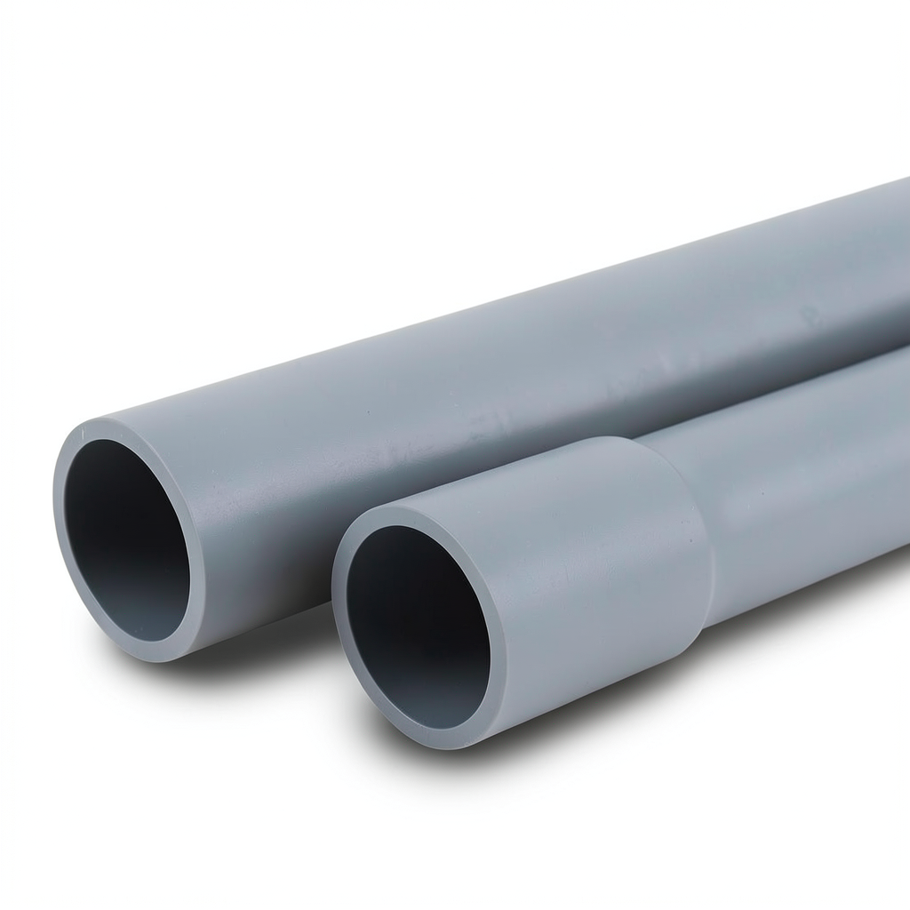 UPVC Pipes Nominal Pressure 16 Bar Outside Diameter 125 mm Thickness 9.30 mm Gray