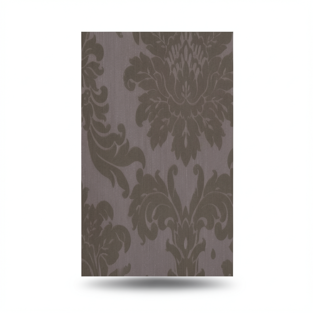 Classic Wallpaper 10m Length, 0.73m Width, Dark Brown Color