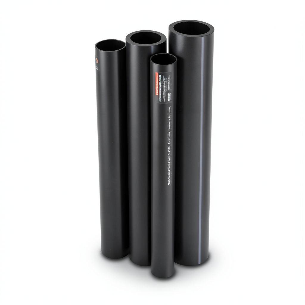 مواسير HDPE PE 80 ضغط 6 بار قطر خارجي 500 مم سمك 22.8 مم لون اسود | نيبروبلاست