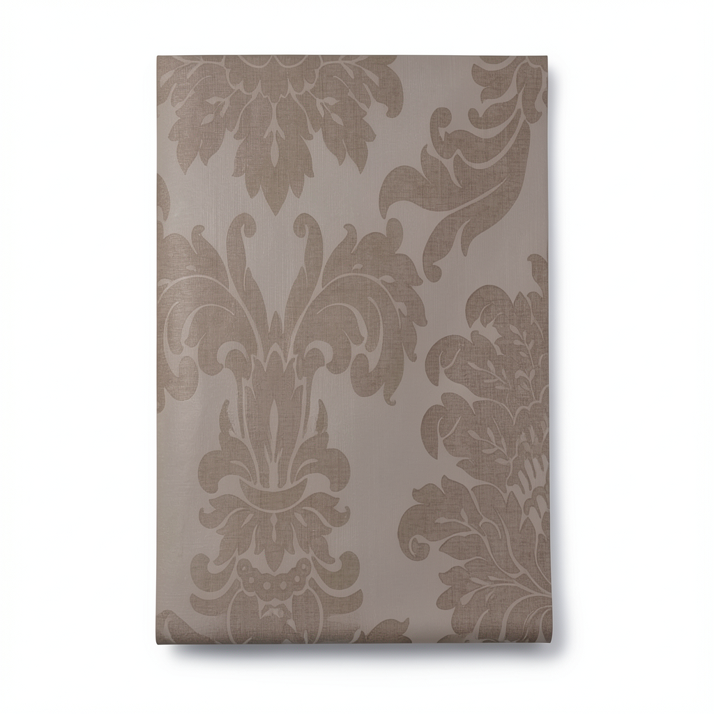 Classic Wallpaper 10m Length, 0.73m Width, Brown Color, Model 275002