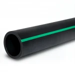 مواسير HDPE ضغط  6 بار [PE 80] قطر خارجي 560 مم  SDR 22  لون اسود مع خط اخضر | مصنع المنى
