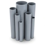 مواسير UPVC مقاس 1 إنش سمك 1.52 مم لون رمادي