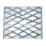 Galvanised Steel Expanded Metal Mesh  Bahri Thickness 2 mm Width 2.44  meter Length 5 meter | Bait Al Tatawor Company