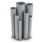 مواسير UPVC مقاس ¼ 1 إنش سمك 1.78 مم لون رمادي