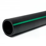 مواسير HDPE ضغط  10 بار [PE 80] قطر خارجي 200 مم  SDR 13.6  لون اسود مع خط اخضر | مصنع المنى