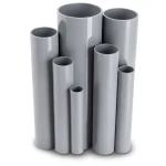 مواسير UPVC مقاس 3 إنش سمك 3.18 مم لون رمادي