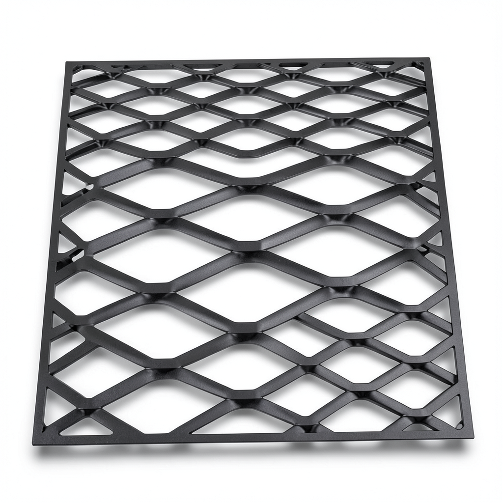 Hot Rolled Black Steel Expanded Metal Mesh Bahri 2 mm Thick 2.44 m Width 1 m Length