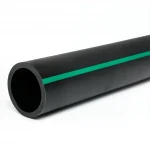 HDPE Polyethylene Pipe  Nominal Pressure 10 Bar [PE 80] Outside Diameter 315 mm  SDR 13.6  Color Black with Green Stripes | Almona Factory