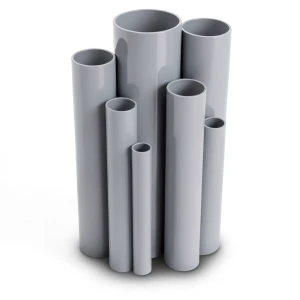 UPVC Pipes Schedule 40 Size 1 Inch Thickness 3.38 mm Gray