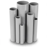 مواسير UPVC جدول 40 مقاس 4 إنش سمك 6.02 مم لون رمادي
