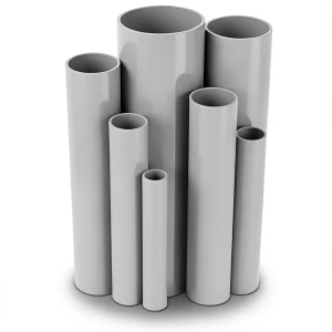UPVC Pipes Schedule 40 Size 4 Inch Thickness 6.02 mm Gray