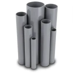 مواسير UPVC جدول 80 مقاس ¾ إنش سمك 3.91 مم لون رمادي