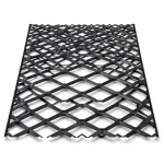 Hot Rolled Black Steel Expanded Metal Mesh Bahri 2 mm Thick 2.44 m Width 1 m Length
