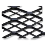 Hot Rolled Black Steel Expanded Metal Mesh Bahri 2.3 mm Thickness 2.44 m Width 1 m Length