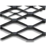 Hot Rolled Black Steel Expanded Metal Mesh Bahri 3 mm Thickness 2.44 m Width 1 m Length