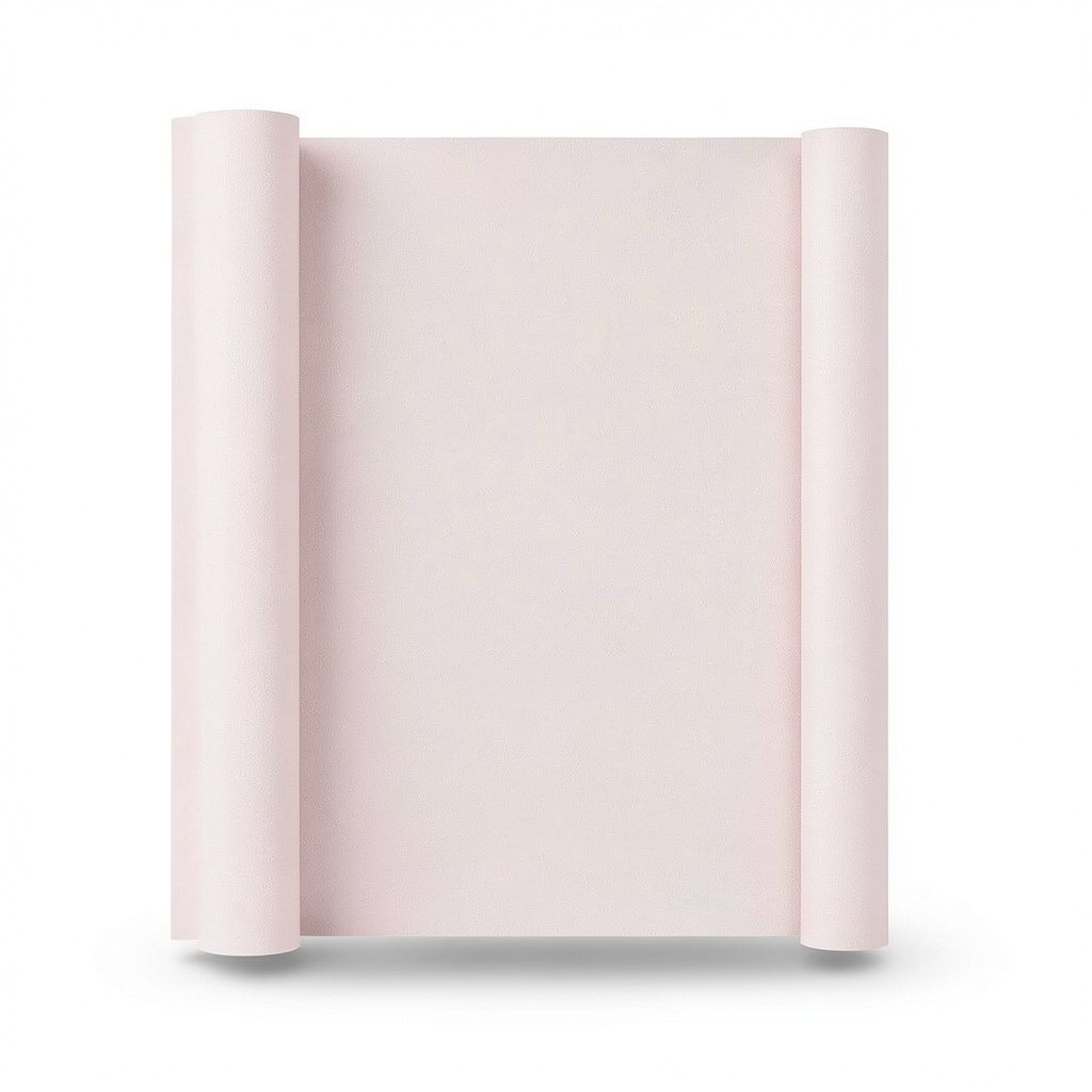 German Plain Wallpaper 10m x 0.53m Light Pink, Model 479416