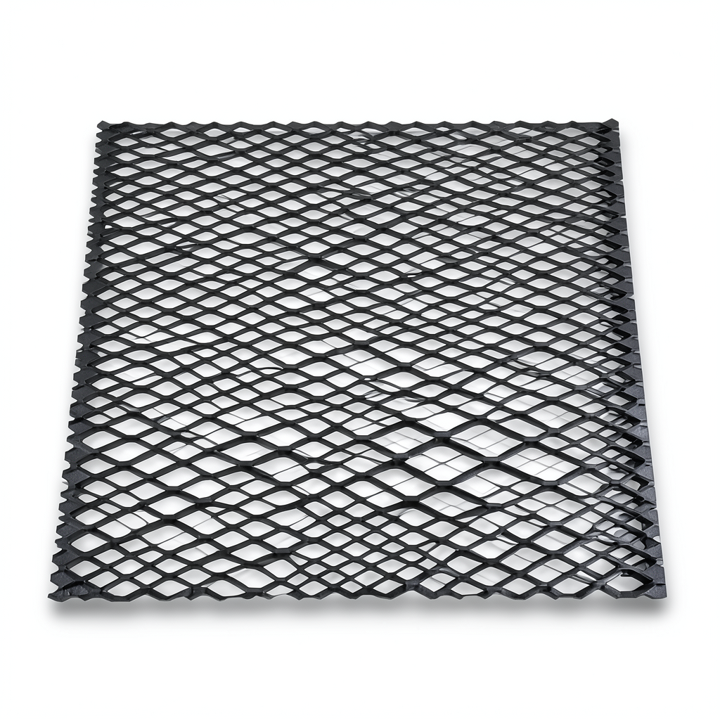 Hot Rolled Black Steel Expanded Metal Mesh Bahri 3 mm Thickness 2.44 m Width 1 m Length