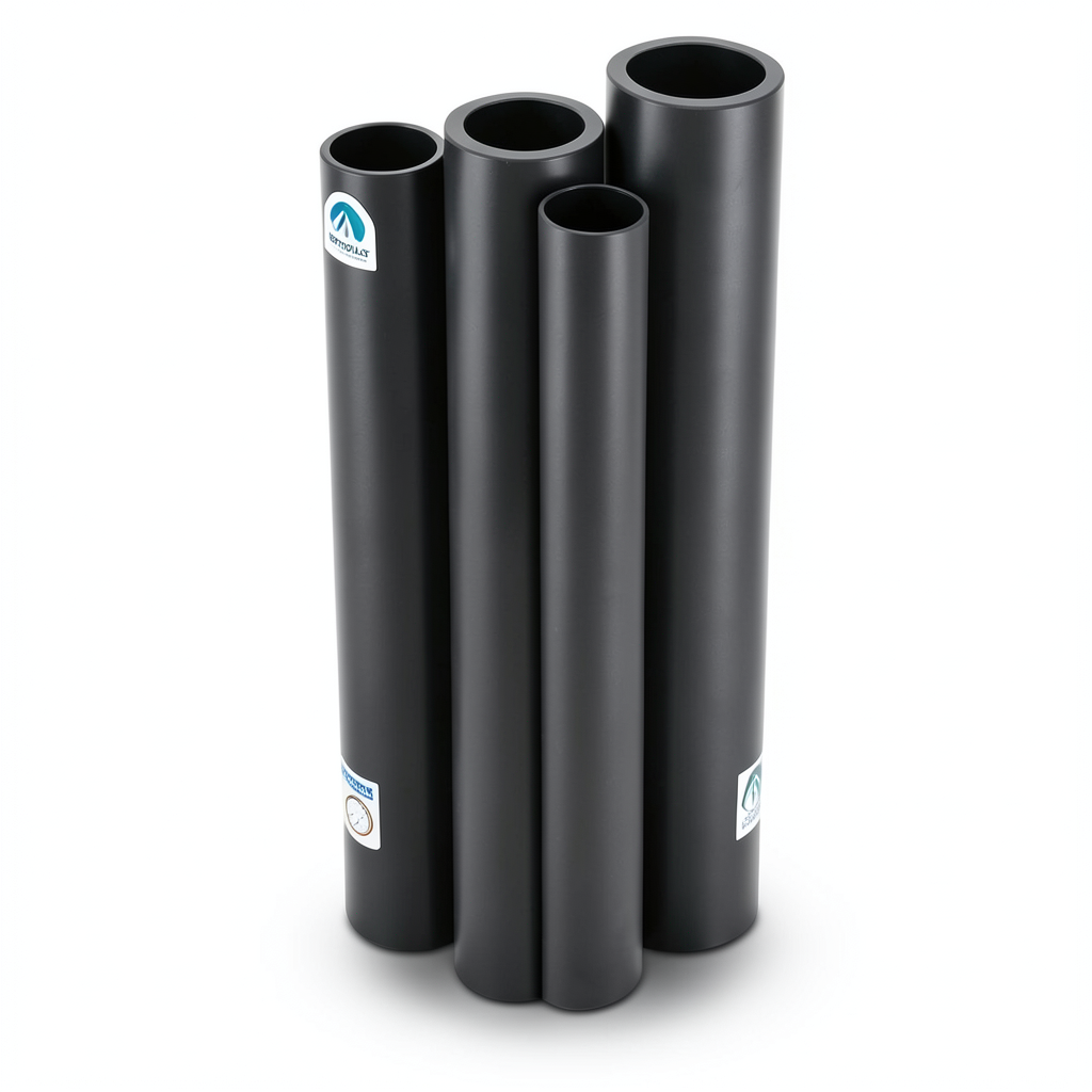 مواسير HDPE PE 80 ضغط 6 بار قطر خارجي 355 مم سمك 16.2 مم لون اسود | نيبروبلاست