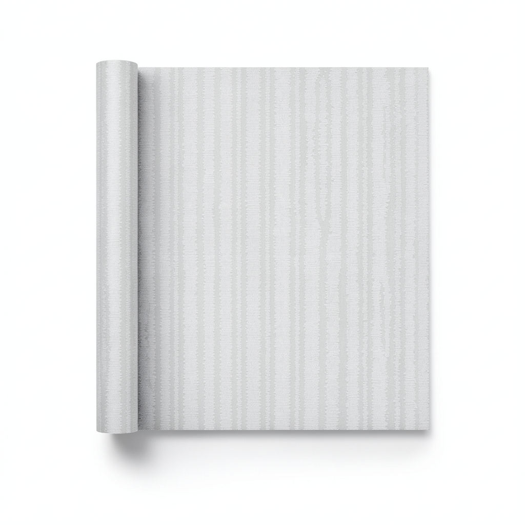 Italian Wall Covering 10m x 0.53m Pale Grey, Model 6264