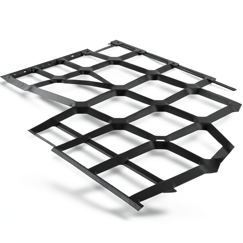 Hot Rolled (Black) Steel Expanded Metal Mesh Bahri Thickness 2.8 mm Width 2.44 m Length 2 m