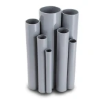 مواسير UPVC مقاس 1 إنش سمك 1.52 مم لون رمادي