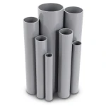 مواسير UPVC مقاس ¼ 1 إنش سمك 1.78 مم لون رمادي