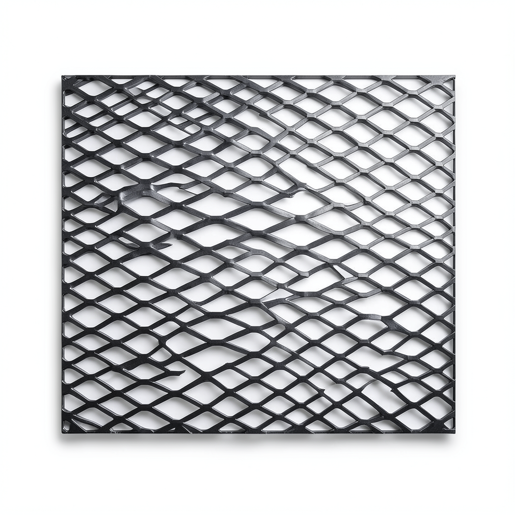 Hot Rolled Steel Expanded Metal Mesh Bahri 1.8 mm Thickness 2.44 m Width 3 m Length