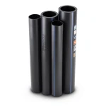 HDPE Pipes PE 80 Pressure 6 Bar Outside Diameter 160 mm Thickness 7.3 mm Black | NEPROPLAST