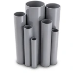 مواسير UPVC مقاس ½ 2 إنش سمك 2.79 مم لون رمادي