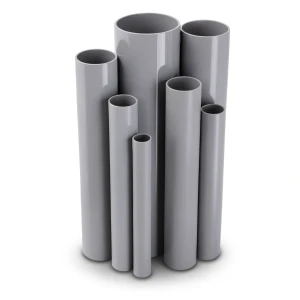 مواسير UPVC مقاس 3 إنش سمك 3.18 مم لون رمادي
