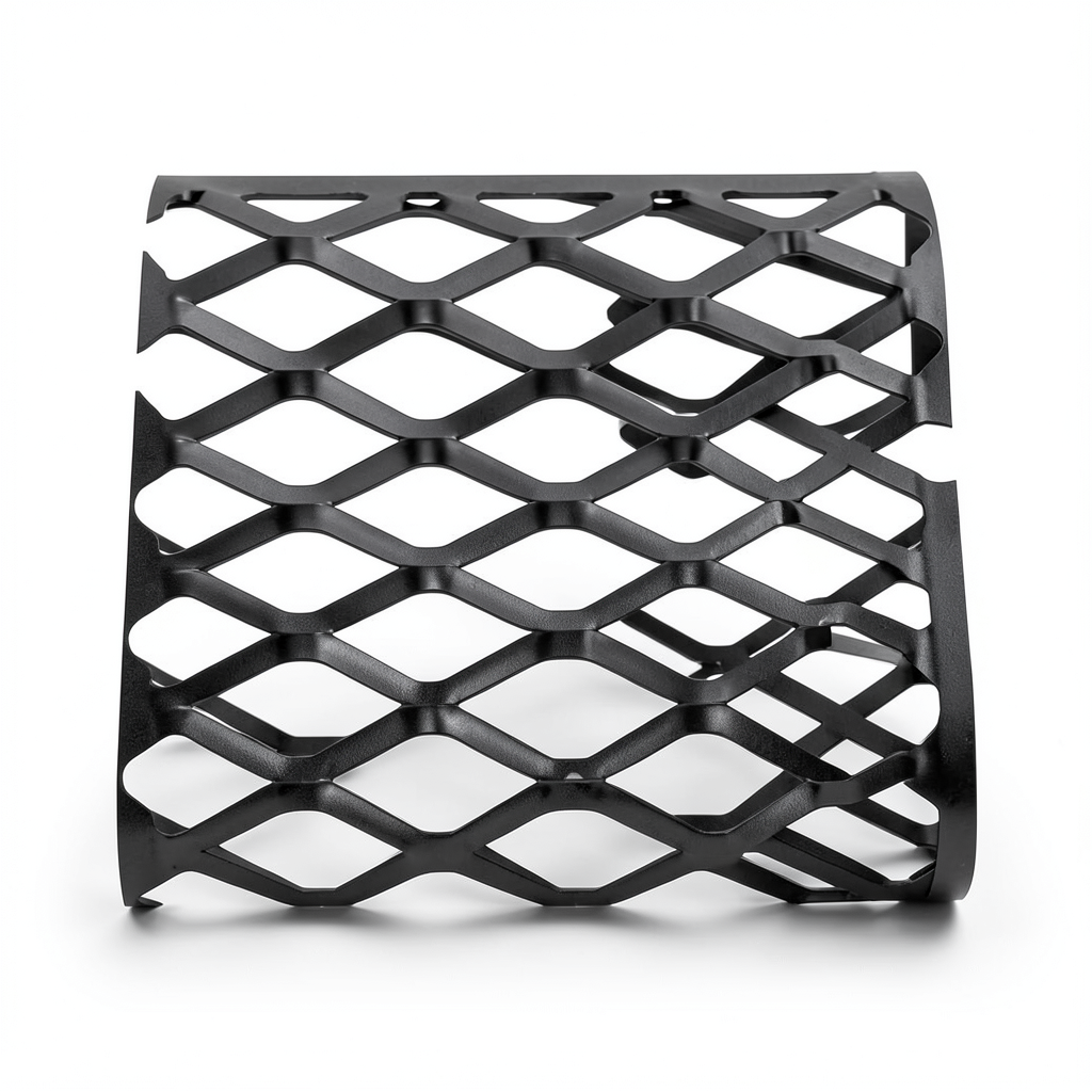 Hot Rolled Black Steel Expanded Metal Mesh 2 mm Thickness 2.44 m Width 3 m Length