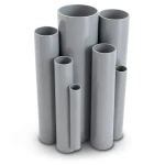 مواسير UPVC جدول 40 مقاس ½ إنش سمك 2.77 مم لون رمادي