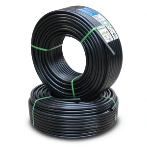 أنابيب HDPE PE 80 ضغط 6 بار قطر 50 مم سمك 2.3 مم لون أسود | نيبروبلاست