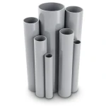 مواسير UPVC جدول 40 مقاس ½ 2 إنش سمك 5.16 مم لون رمادي