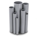 مواسير UPVC جدول 40 مقاس 3 إنش سمك 5.49 مم لون رمادي