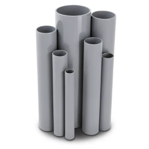 مواسير UPVC جدول 40 مقاس 3 إنش سمك 5.49 مم لون رمادي