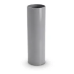 مواسير UPVC جدول 40 مقاس 5 إنش سمك 6.22 مم لون رمادي