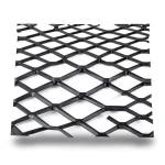 Hot Rolled Black Steel Expanded Metal Mesh 2 mm Thickness 2.44 m Width 3 m Length