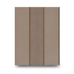 ورق حائط ايطالي لون بني تصميم مقلم، مقاس 10 م×0.73 م، موديل 275010