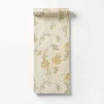 Floral wall decoration, beige color, length 10 m, width 0.73 m, model 56941   