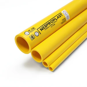 HDPE Pipes PE 100 Pressure 12.5 Bar Outside Diameter 630 mm Thickness 46.3 mm Yellow | NEPROPLAST