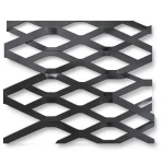 Hot Rolled Steel Expanded Metal Mesh Bahri 2.3 mm Thickness 2.44 m Width 3 m Length