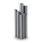 مواسير UPVC جدول 80 مقاس ¾ إنش سمك 3.91 مم لون رمادي